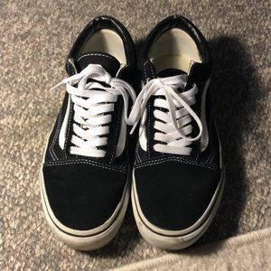 Platform vans old school 8.5 women’s 7 men’s